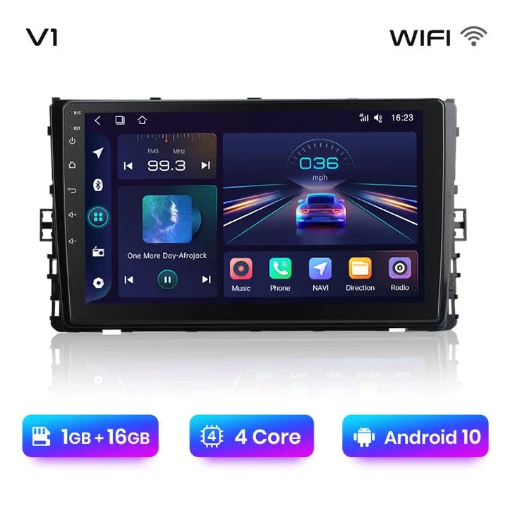 Junsun Wireless CarPlay Android Auto Radio For VOLKSWAGEN LAVIDA PLU 2018 Car Intelligent Systems RDS BT WiFi 2 din