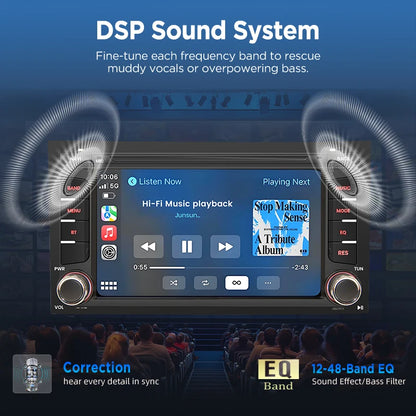 Junsun Wireless CarPlay Car Radio For Seat Leon MK3 5F 2012-2020 Android Multimedia