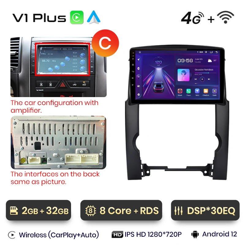 Junsun V1pro AI Voice 2 din Android Auto Radio For Kia Sorento 2 XM 2009 - 2012 Carplay Car Multimedia GPS 2din autoradio