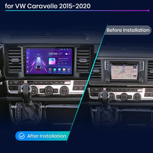 Junsun V1 AI Voice - Radio inalámbrica CarPlay Android para Volkswagen Caravelle 2015-2020, 4G, GPS, 2DIN 