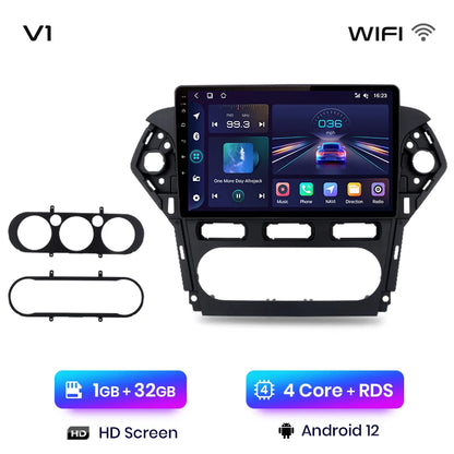 Junsun V1 AI Voice Wireless CarPlay Android Auto Radio For Ford Mondeo 4 mk4 2010-2013 2014 4G Car Multimedia GPS 2din autoradio