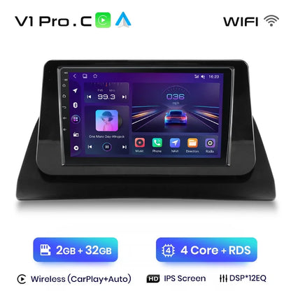 Radio de coche Junsun Wireless CarPlay Android Auto para Renault Kangoo 2008, 2009, 2010, 2011, 2012-2018, sistemas inteligentes multimedia 