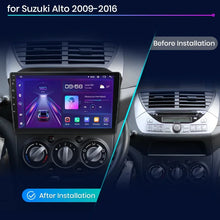 Radio Junsun CarPlay inalámbrica Android Auto para Suzuki Alto 2009-2016 con sistema inteligente RDS, Bluetooth, WiFi, 2 DIN 