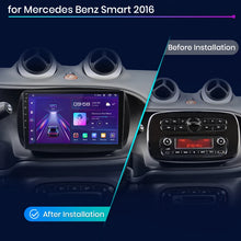Load image into Gallery viewer, Junsun V1 AI Voice Wireless CarPlay Android Auto Radio for Mercedes Benz Smart 2016 Car Multimedia GPS 2din autoradio
