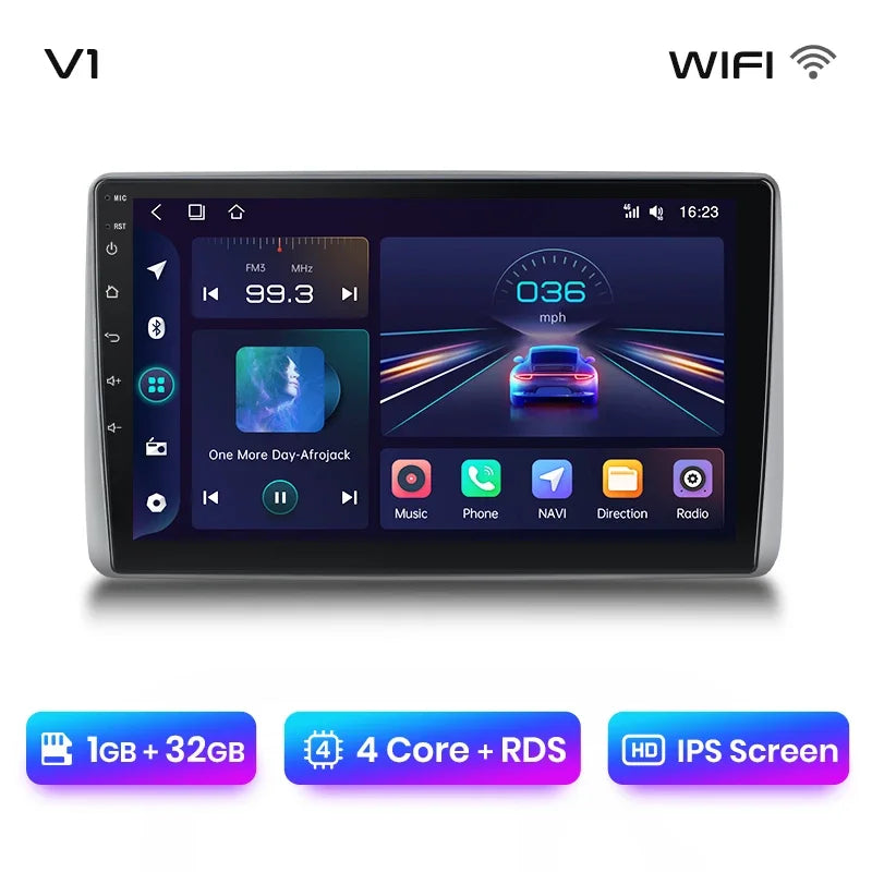 Junsun CarPlay inalámbrico Android Auto Radio para Nissan Sentra Almera 2000 2001-2006 Sistemas inteligentes para coche RDS BT WiFi 2 DIN 