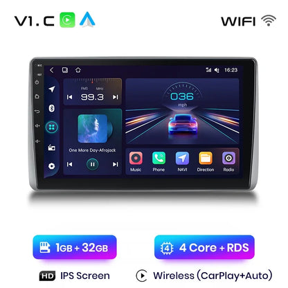 Junsun CarPlay inalámbrico Android Auto Radio para Nissan Sentra Almera 2000 2001-2006 Sistemas inteligentes para coche RDS BT WiFi 2 DIN 