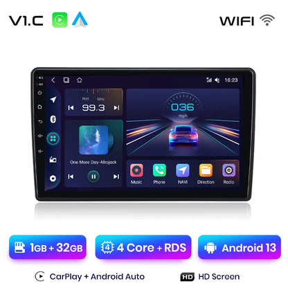 Radio Junsun V1 Plus para Skoda Fabia 2 2007-2014 con CarPlay inalámbrico, Android Auto, sistema inteligente para coche, 2 DIN, DVD. 