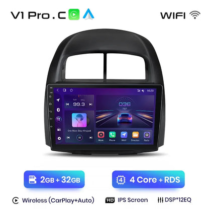Radio Junsun inalámbrica CarPlay Android Auto para Toyota Passo 2006, 2007, 2008, 2009-2011, sistemas inteligentes para coche, RDS, Bluetooth, WiFi, 2 DIN 