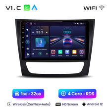 Load image into Gallery viewer, Junsun V1 Wireless CarPlay Android Auto Radio For Mercedes Benz E class W211 E300 2002-2010 4G Car Multimedia GPS 2din autoradio
