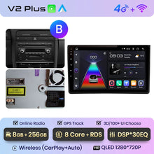 Load image into Gallery viewer, Junsun V1 AI Voice Wireless CarPlay Android Auto Radio For Audi A4 B6 2000-2009 Car Multimedia GPS 2din autoradio
