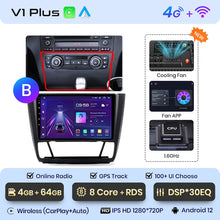 Load image into Gallery viewer, Junsun V1 AI Voice Wireless CarPlay Android Auto Radio For BMW 1-Series 1 Series E87 E81 E82 E88 2004-2011 4G Car Multimedia GPS
