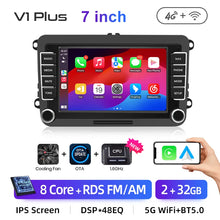 Lade das Bild in den Galerie-Viewer, Junsun 2Din Wireless CarPlay for Apple Android Auto Car Radio Multimedia Player For VW Volkswagen Skoda Octavia PASSAT B6 GOLF
