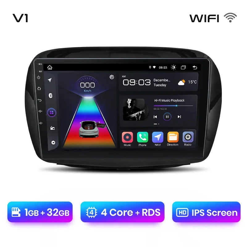 Radio Junsun inalámbrica CarPlay Android Auto para Honda Edix FRV 2004-2009, sistemas inteligentes para coche, RDS, Bluetooth, WiFi, 2 DIN 