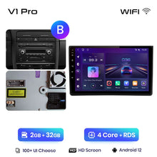 Load image into Gallery viewer, Junsun V1 AI Voice Wireless CarPlay Android Auto Radio For Audi A4 B6 2000-2009 Car Multimedia GPS 2din autoradio
