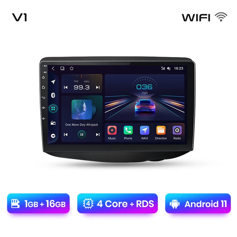 Junsun V1pro Android Auto Radio for Toyota Vitz XP10 Yadditif Platz Echo 1999-2005 Carplay 4G Car Multimedia GPS 2din autoradio