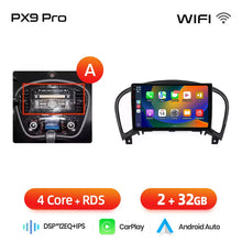 Cargar imagen en el visor de la galería, AWESAFE PX9 Car Radio Autoradio for Nissan Juke YF15 2010-2014  Wireless Carplay Screen Android Auto Stereo GPS Navi FM RDS BT
