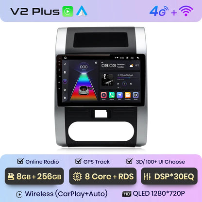 Junsun V1pro AI Voice 2 DIN Android Auto Radio para Nissan x trail t31 2008-2012 Carplay 4G Car Multimedia GPS 2 DIN Autoradio 