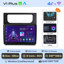 Load image into Gallery viewer, Junsun Wireless CarPlay Android Auto Radio For VOLKSWAGEN TOURAN 2011 2012 2013 -2015 Car Intelligent Systems RDS BT WiFi 2 din
