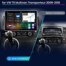 Junsun V3 Plus 2K CarPlay inalámbrico Android Auto Sistemas inteligentes para Volkswagen Multivan T5 2003-2015 Autoradio