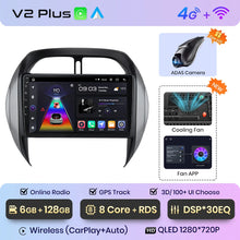 Lade das Bild in den Galerie-Viewer, Junsun V1pro AI Stimme 2 din Android Auto Radio Für Toyota RAV4 2003 2004 2005 Carplay 4G Auto Multimedia GPS 2din autoradio 
