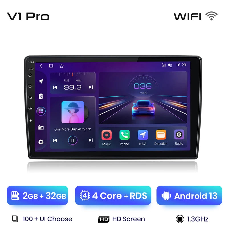Radio Junsun para Peugeot 308 308S 2013-2017 con CarPlay inalámbrico, Android Auto, sistema inteligente para coche, 2 DIN, DVD. 