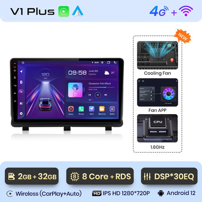 Junsun V1pro AI Voice Android Auto Radio For Opel Antara 2006 - 2017 Carplay 4G Car Multimedia GPS 2din autoradio