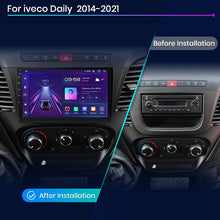 Radio Junsun con Android y voz IA para Iveco Daily 2014, 2015, 2016, 2017, 2018, 2019, 2020 y 2021, Carplay, multimedia, GPS, 2 DIN 