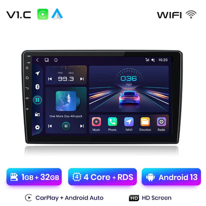 Radio Junsun para Peugeot 308 308S 2013-2017 con CarPlay inalámbrico, Android Auto, sistema inteligente para coche, 2 DIN, DVD. 