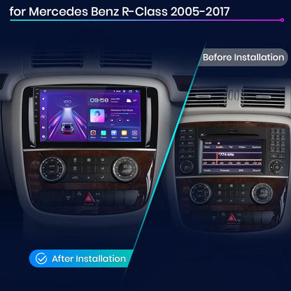 Junsun V1 - Radio inalámbrica con CarPlay y Android para Mercedes Benz Clase R (W251, R300, R280, R320, años 2005 a 2017) 