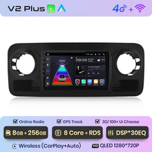 Load image into Gallery viewer, Junsun V1pro AI Voice 2 din Android Auto Radio For Mercedes-Benz Sprinter 2018-2022 Carplay Car Multimedia GPS 2din autoradio
