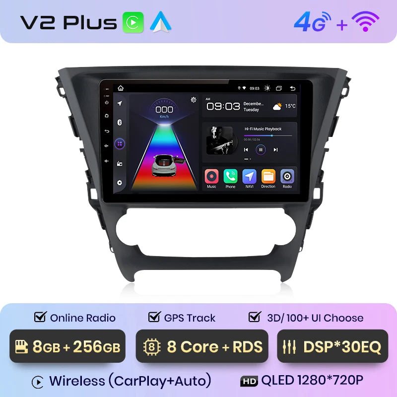 Junsun V1pro AI Voice Android Auto Radio For Toyota Avensis 2018-2020 Carplay 4G Car Multimedia GPS 2din autoradio