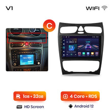 Load image into Gallery viewer, Junsun CarPlay Android Auto Car Radio for Mercedes Benz C Class CLK Class W203 W209 S203 A209 2000-2005 Intelligent Systems Auto
