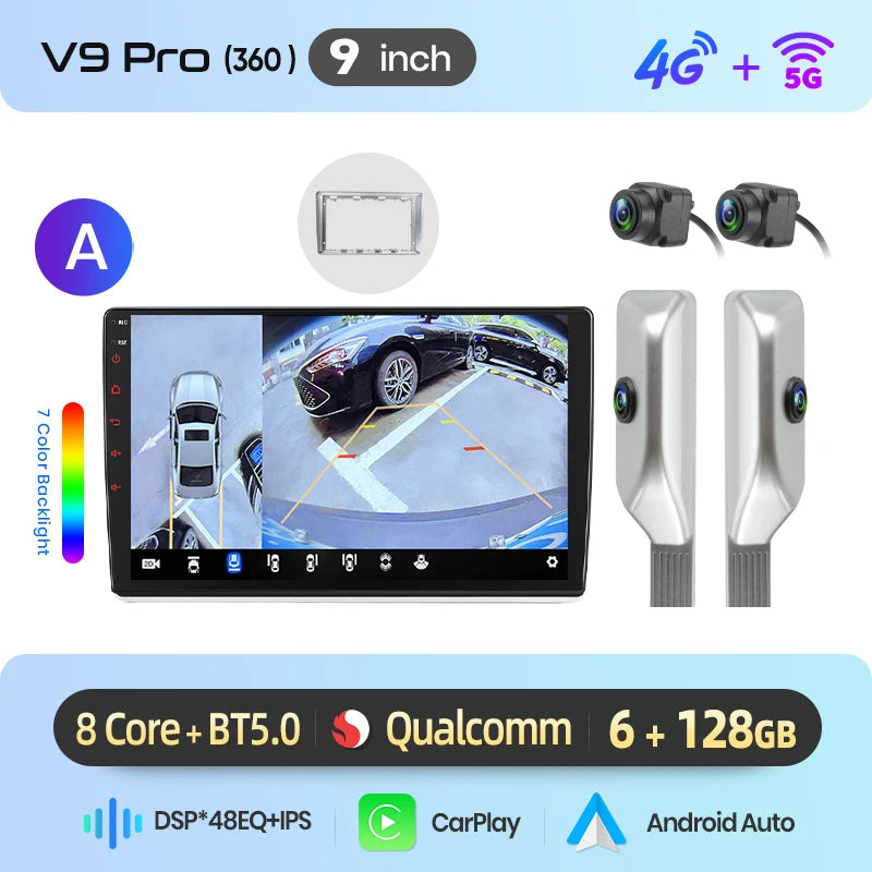 Junsun Wireless CarPlay Car Radio For VW Passat B5 B6 2004-2010 Android Multimedia