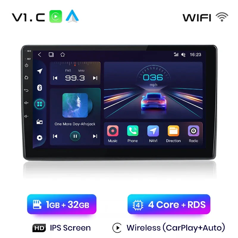 Radio multimedia Junsun con CarPlay inalámbrico y Android Auto para Volkswagen Bora 2005-2006, GPS, sistemas inteligentes, autorradio inteligente. 