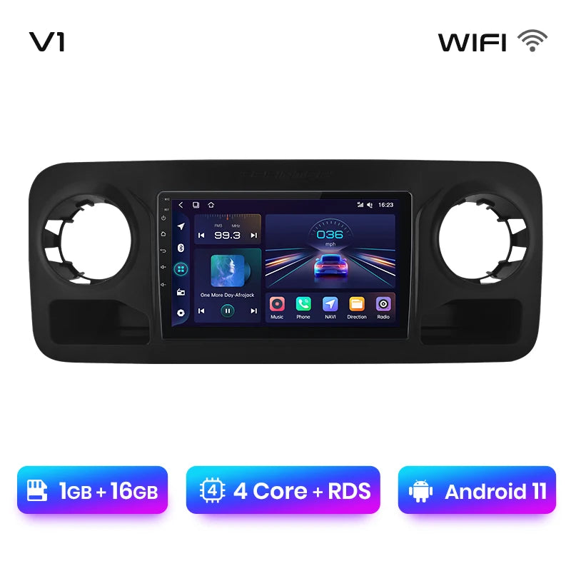Junsun V1pro AI Voice 2 din Android Auto Radio For Mercedes-Benz Sprinter 2018-2022 Carplay Car Multimedia GPS 2din autoradio