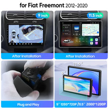 Junsun Wireless CarPlay Car Radio For Dodge Journey Fiat Freemont 2012-2020 Android Multimedia