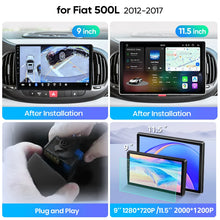 Junsun Wireless CarPlay Car Radio For Fiat 500L 2012 2013 2014 2015-2017 Android Multimedia