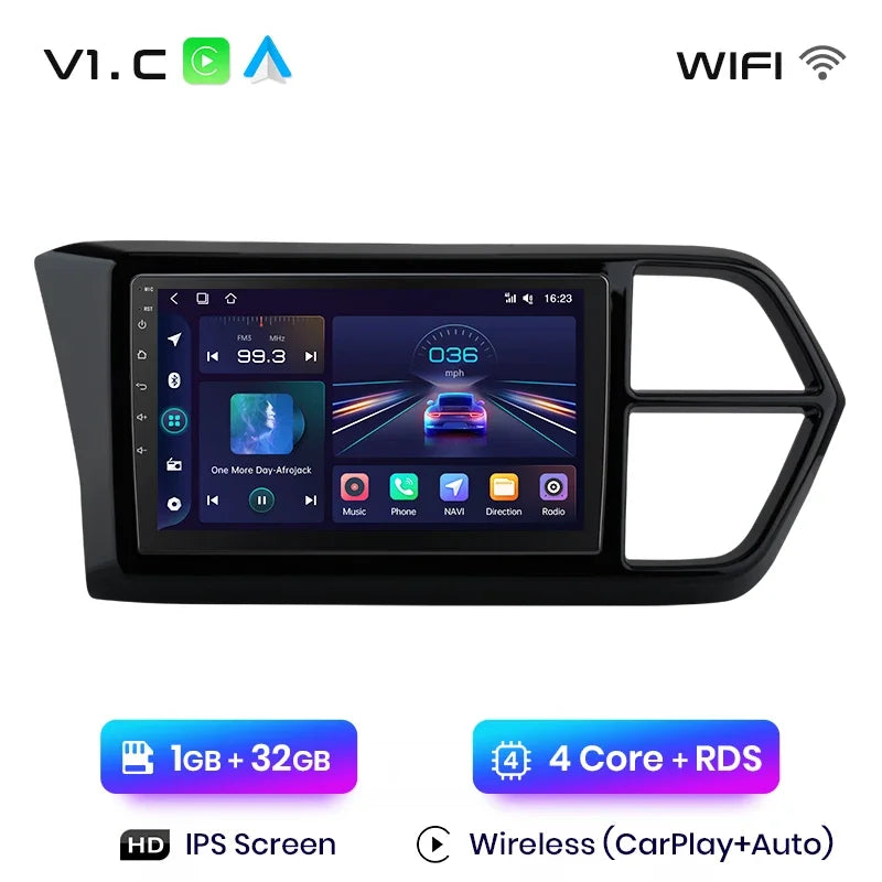 Junsun CarPlay inalámbrico Android Auto Radio para VOLKSWAGEN JETTA VS5 2019+ Sistemas inteligentes para coche RDS BT WiFi 2 DIN 