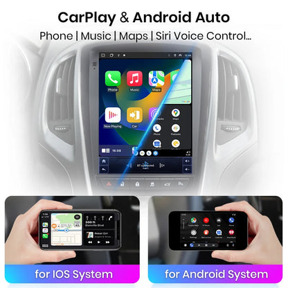 Radio multimedia Junsun Tesla Style Android Auto con Carplay inalámbrico para Opel Astra J, Vauxhall, Buick Verano 2009-2013, sin 2 DIN 