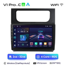 Load image into Gallery viewer, Junsun Wireless CarPlay Android Auto Radio For VOLKSWAGEN TOURAN 2011 2012 2013 -2015 Car Intelligent Systems RDS BT WiFi 2 din
