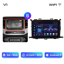 Load image into Gallery viewer, Junsun V1pro AI Voice 4G Carplay Android Auto Multimedia Player For Kia Carens 2013-2018 2din Car Radio GPS autoradio bluetooth
