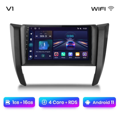 Radio Junsun CarPlay inalámbrica Android Auto para Nissan Navara Frontier NP300 4 D23 2014-2021 con sistema inteligente RDS, Bluetooth y WiFi. 