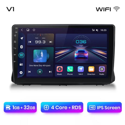 Junsun CarPlay inalámbrico Android Auto Radio para Renault Sandero 2021 Sistemas inteligentes para coche RDS BT WiFi 2 DIN 