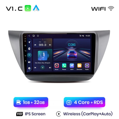 Junsun V1pro AI Voice 2 DIN Android Auto Radio para Mitsubishi Lancer 9 CS 2000-2010 Carplay 4G Car Multimedia GPS 2 DIN Autoradio 