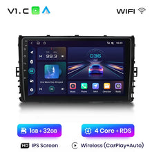 Load image into Gallery viewer, Junsun Wireless CarPlay Android Auto Radio For Volkswagen VW MQB POLO VI Jetta MK7 T6 Bora 2018 2019 2020 2021 4G 2 din RDS BT
