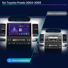 Junsun V1 - Radio inalámbrica con CarPlay y Android para Toyota Land Cruiser Prado 120 (2004-2009), 4G, GPS, 2DIN 