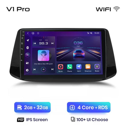 Junsun Wireless CarPlay Android Autoradio für Hyundai i30 2017 2018 Auto Intelligente Systeme RDS BT WiFi 2 Din 