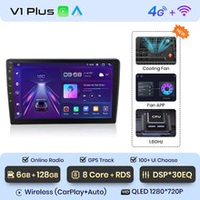 Lade das Bild in den Galerie-Viewer, Junsun Wireless CarPlay Android Autoradio für Volkswagen Polo 2004 2005 2006–2010 Auto Intelligente Systeme RDS BT WiFi 2 Din 
