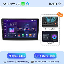 Load image into Gallery viewer, Junsun Wireless CarPlay Android Auto Radio For Hyundai I40 2012 2013 2014 2015 2016 Car Intelligent Systems RDS BT WiFi 2 din
