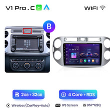 Load image into Gallery viewer, Junsun V1pro AI Voice 2 din Android Auto Radio For VW Volkswagen Tiguan 1 NF 2006-2016 Carplay Car Multimedia GPS 2din autoradio
